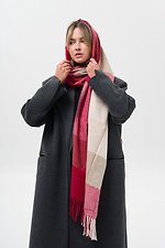 Women's Plaid Scarf Turner Red Without 8056012 photo №2