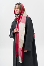 Women's Plaid Scarf Turner Red Without 8056012 photo №3