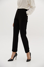 Классические высокие брюки EDIT из качественного эко-замша Garne 3039014 фото №1