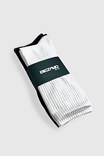 Набір з трьох пар високих бавовняних шкарпеток BEZLAD 8023014 фото №5