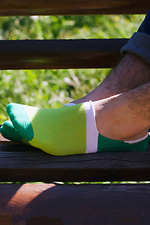 Lime colored traces M-SOCKS 2040015 photo №6