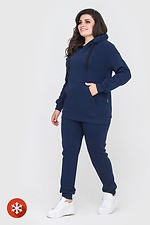 Blauer gestrickter Trainingsanzug Garne 3041015 Foto №2