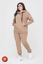 Beige knitted tracksuit Garne 3041016 photo №2