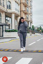 Gray knitted tracksuit Garne 3041017 photo №2