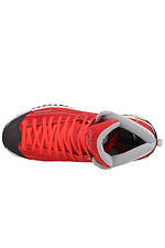 Czerwone zamszowe sportowe buty termiczne Forester 4203017 zdjęcie №4