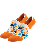Farbige rubinrote Fußabdrücke M-SOCKS 2040018 Foto №2