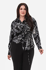 FREYA schwarze Bluse Garne 3044018 Foto №1