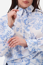 FREYA weiße Bluse Garne 3044019 Foto №4