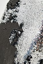 Блестящая юбка миди SHOW в черные пайетки з разрезом сзади Garne 3037020 фото №4