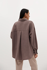 Übergroßes Baumwollhemd mit asymmetrischem Rücken Garne 3039020 Foto №2
