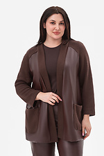 OBIYMY braune Strickjacke Garne 3044021 Foto №3