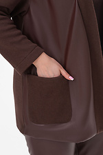 OBIYMY braune Strickjacke Garne 3044021 Foto №4