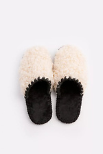 Warm slippers with light-colored lamb fur Family Story 4008021 photo №2