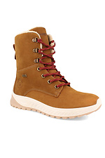 Red nubuck winter boots with fur Forester 4203022 photo №7