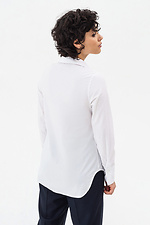 Классическая женская рубашка GWEN белого цвета. Garne 3042023 фото №6