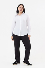 Классическая женская рубашка GWEN белого цвета. Garne 3042023 фото №8