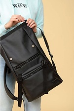 Большой молодежный рюкзак черного цвета с карманом для ноутбука SamBag 8045023 фото №4
