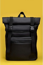 Большой молодежный рюкзак черного цвета с карманом для ноутбука SamBag 8045023 фото №7