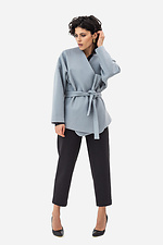 Women's LOTTE wrap jacket in gray color Garne 3042024 photo №2