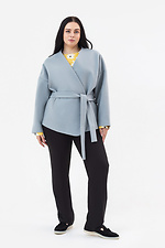 Women's LOTTE wrap jacket in gray color Garne 3042024 photo №8