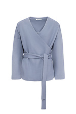 Women's LOTTE wrap jacket in gray color Garne 3042024 photo №12