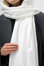 Women's Scarf Registered White Without 8056024 photo №4