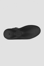 Stylish winter sneakers for women made of black genuine leather 4206025 photo №4