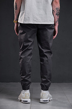 Men's cotton joggers with cuffs Without 8055027 photo №8