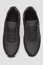 Men's leather demi-season sneakers  4206028 photo №2