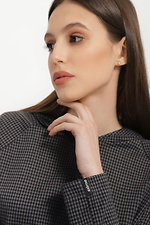 Kariertes MIS-Sweatshirt mit Kapuze und Raglanärmeln Garne 3040029 Foto №5