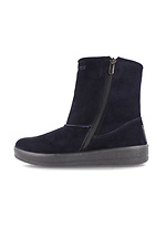 Winter warm ugg boots made of blue suede Forester 4203031 photo №4