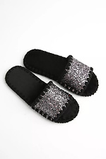 Women's house slippers velor with a silvery sheen Family Story 4008032 photo №3