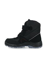 Чорні утеплені черевики зимові на липучках Forester 4203032 фото №3