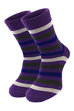 Fioli farbige gestreifte Socken M-SOCKS 2040033 Foto №1