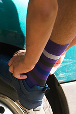 Полосатые носки цветные Fioli M-SOCKS 2040033 фото №5