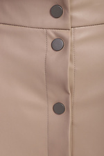 WAY A-line leather midi skirt with front closure Garne 3040033 photo №5