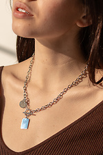 Women's metal chain with a pendant  4516033 photo №1
