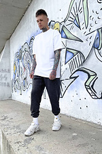 Charcoal cuff sweatpants GRUF 8048033 photo №4