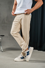 Mom's Baumwoll-Jeanshose für Herren Sand Teamv 8034034 Foto №1