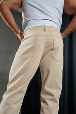 Mom's Baumwoll-Jeanshose für Herren Sand Teamv 8034034 Foto №6