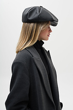 Women's Leather Shelby Black Hooligan Cap Without 8056034 photo №3