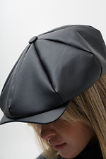 Women's Leather Shelby Black Hooligan Cap Without 8056034 photo №4