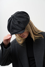 Alfi Black Women's Plaid Hooligan Cap Without 8056036 photo №2