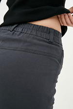 Широкие коттоновые брюки TRESH серого цвета Garne 3037037 фото №4