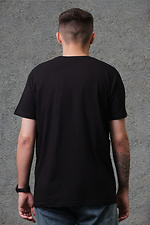 Cotton basic black T-shirt Without 8048038 photo №5