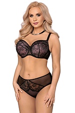 Lace bra with foam rubber for large breasts Vena 4027039 photo №2
