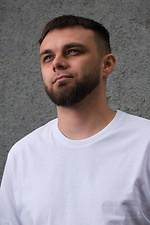 Weißes Basic-T-Shirt aus Baumwolle Without 8048039 Foto №2
