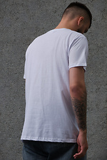 Cotton basic white T-shirt Without 8048039 photo №4