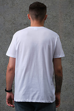 Cotton basic white T-shirt Without 8048039 photo №5