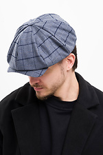 Alfi Blue Herren-Hooligan-Kappe mit Karomuster Without 8056039 Foto №2